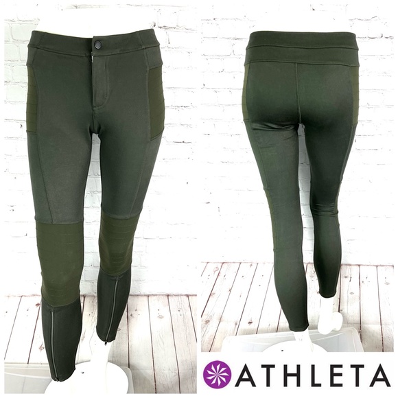 Athleta Pants - |•ATHLETA•| Moto Style Activewear Athletic Workout Pants